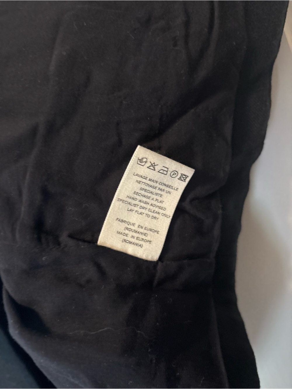 Loulou Studio France black button vest sleeveless linen cotton women’s s small - Picture 5 of 6